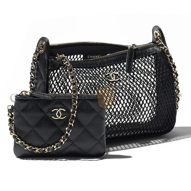 Ch*el clutch with chain ap4572 (20*13*4.5cm)